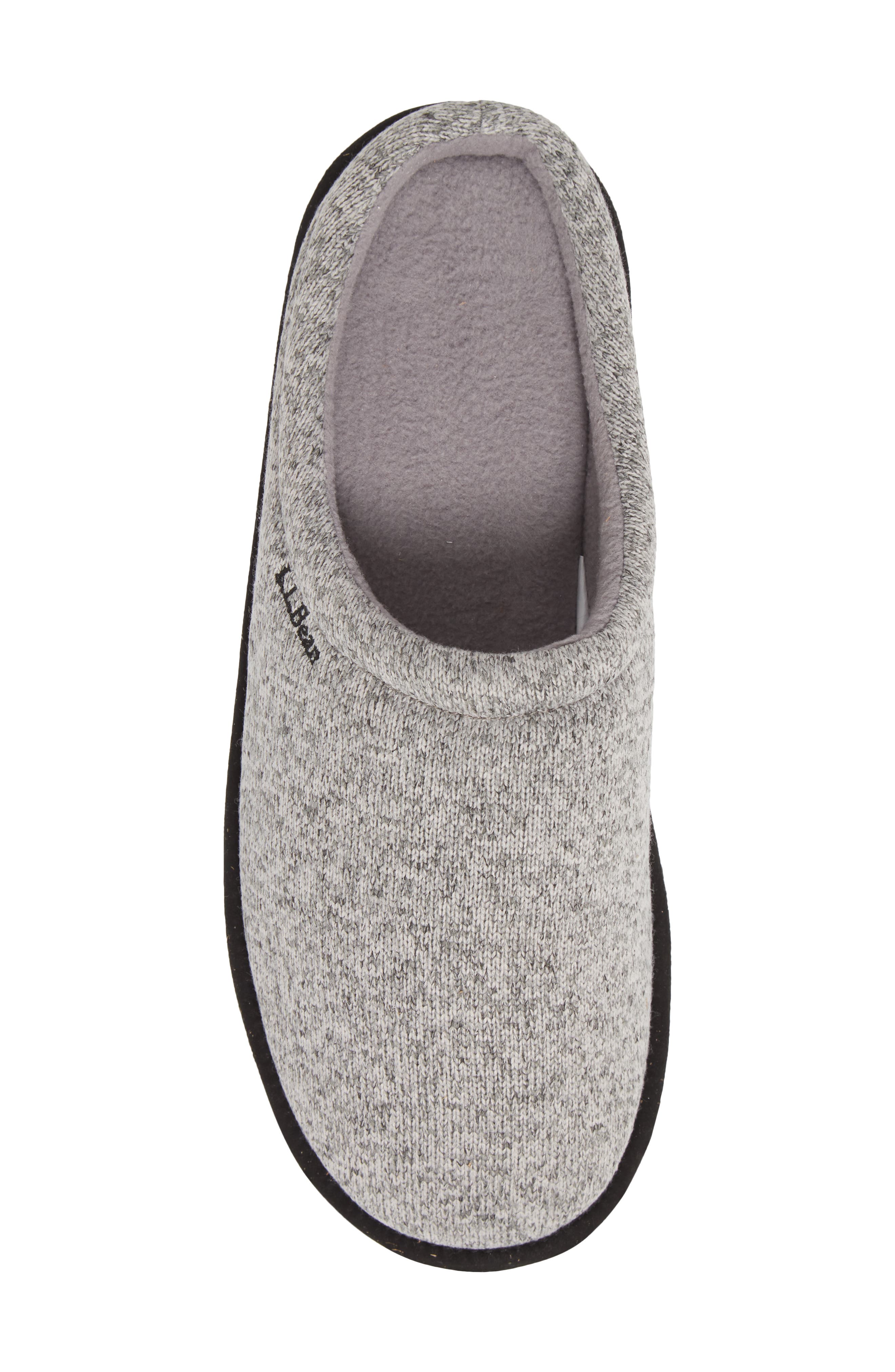 L.L.Bean Sweater Fleece Scuff Slipper, Alternate, color, 