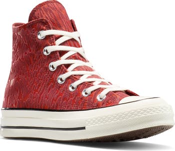 Converse Gender Inclusive Chuck 70 Leopard Flocked Satin Low Top
