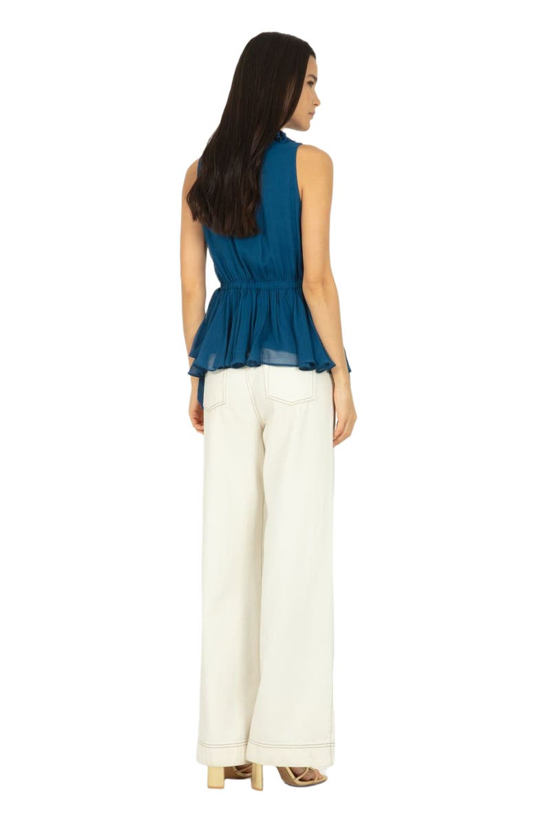 SECRET MISSION Madison Top, Alternate, color, Deep Blue Sea