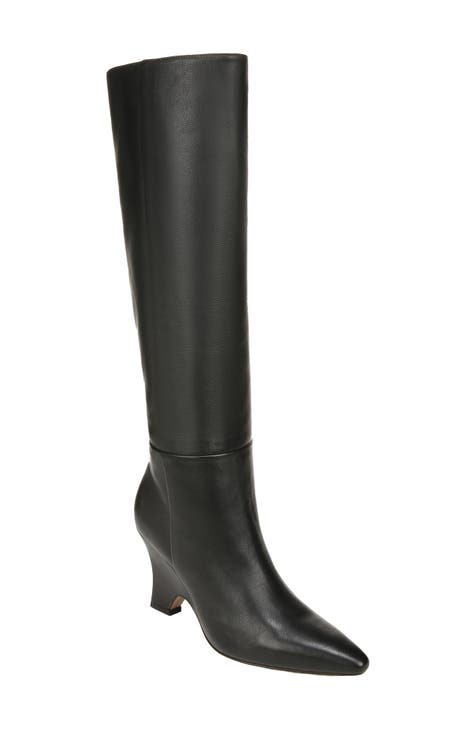 Vance Pointed Toe Knee High Boot (Women)