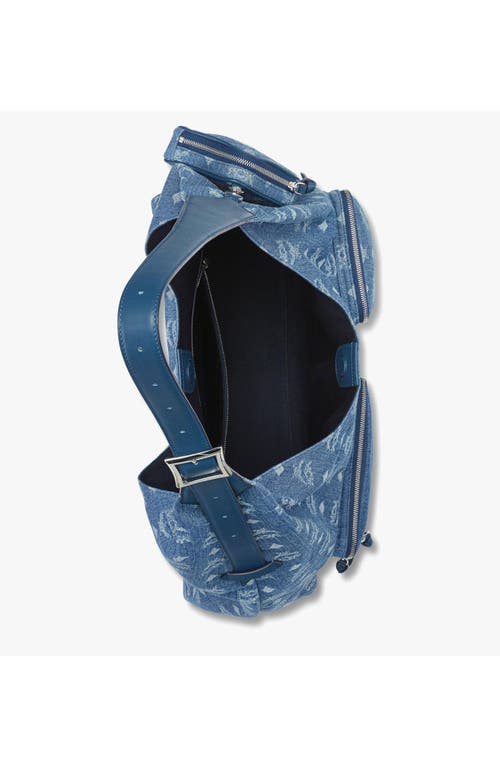 Mcm Aren Extra Large Shopper Tote In Blue