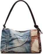Desigual Denim Mixed Media Shoulder Bag