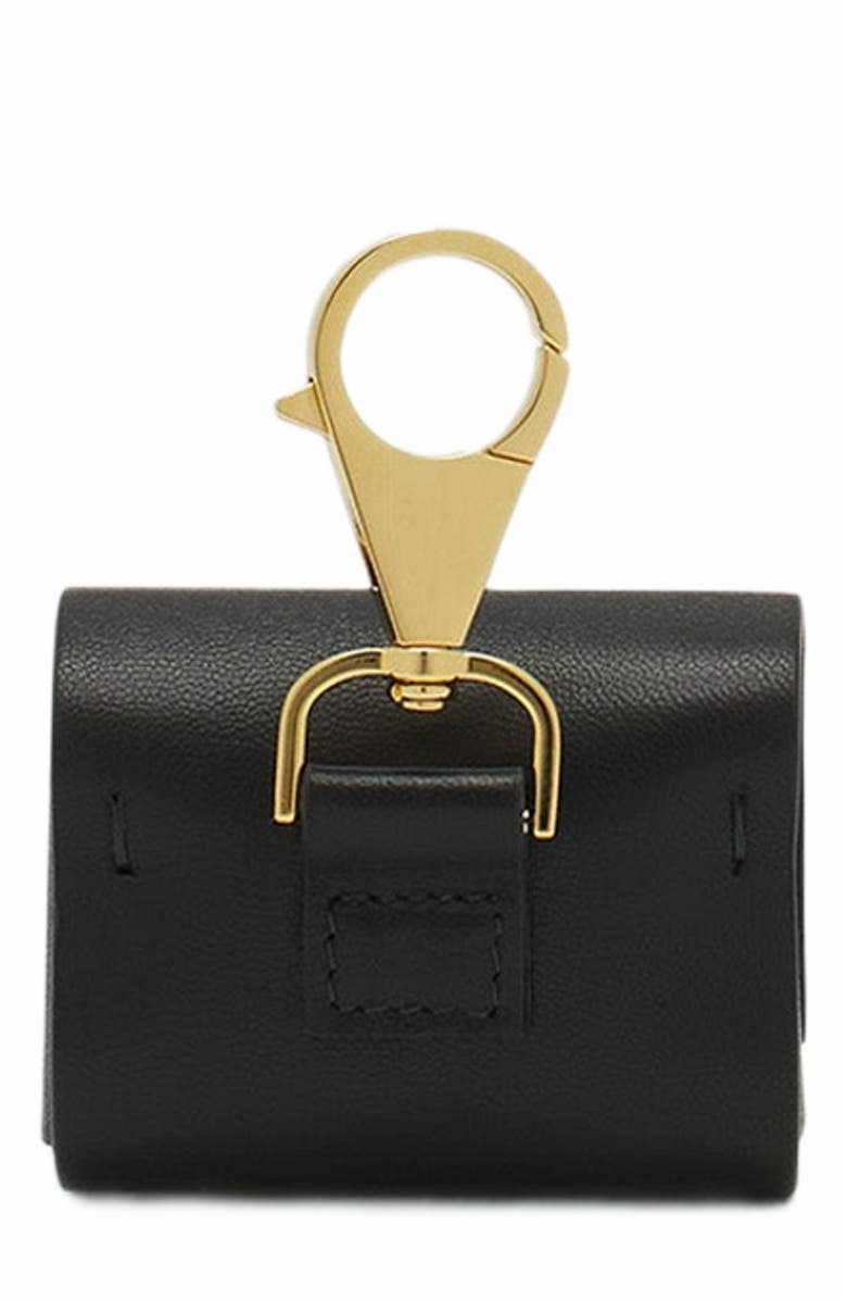 Lanvin Signature Leather Case For Airpods Pro, Alternate, color, Black