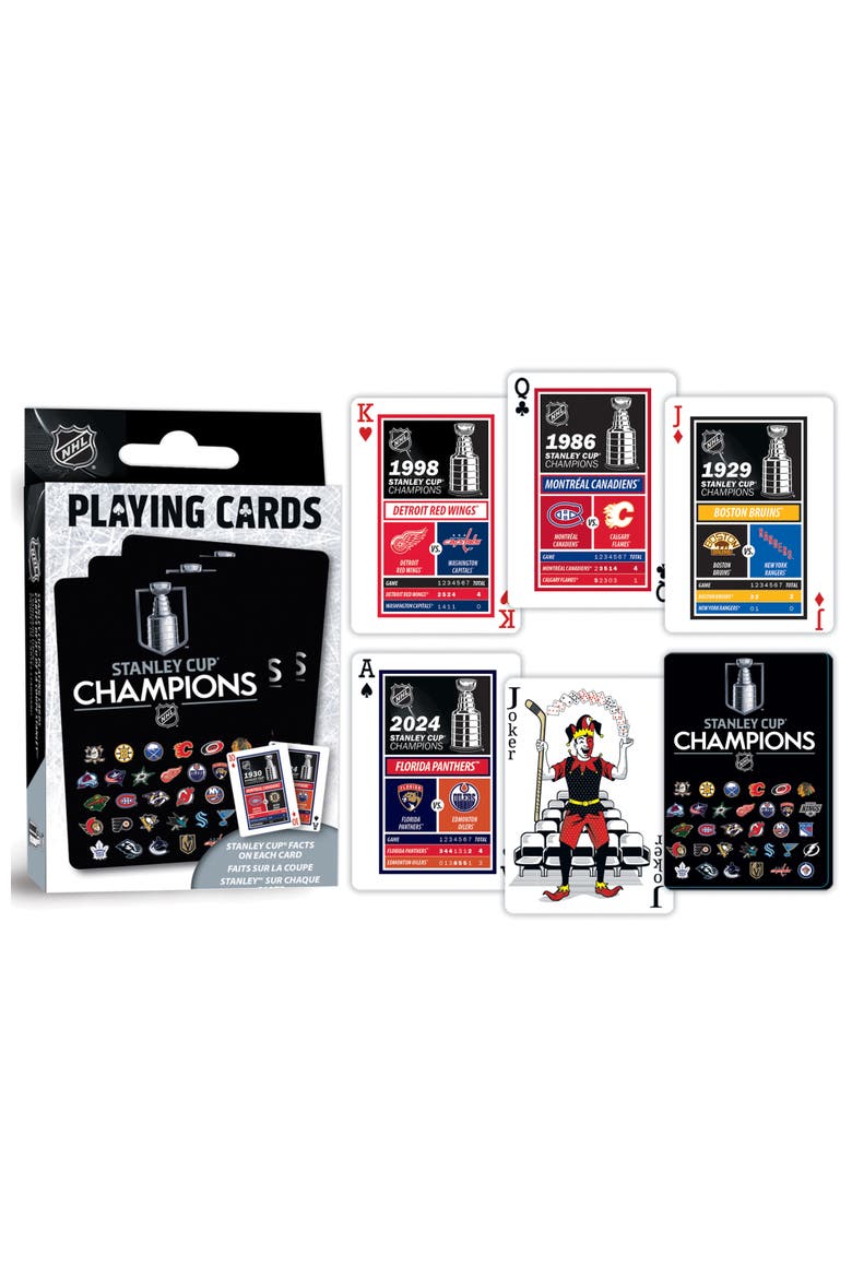 NHL Stanley Cup Playing Cards, Alternate, color, Multicolor