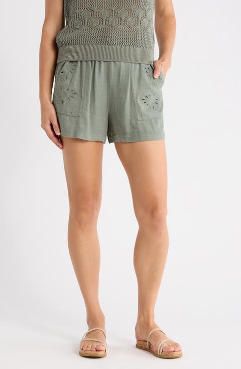 Cayden Embroidered Shorts