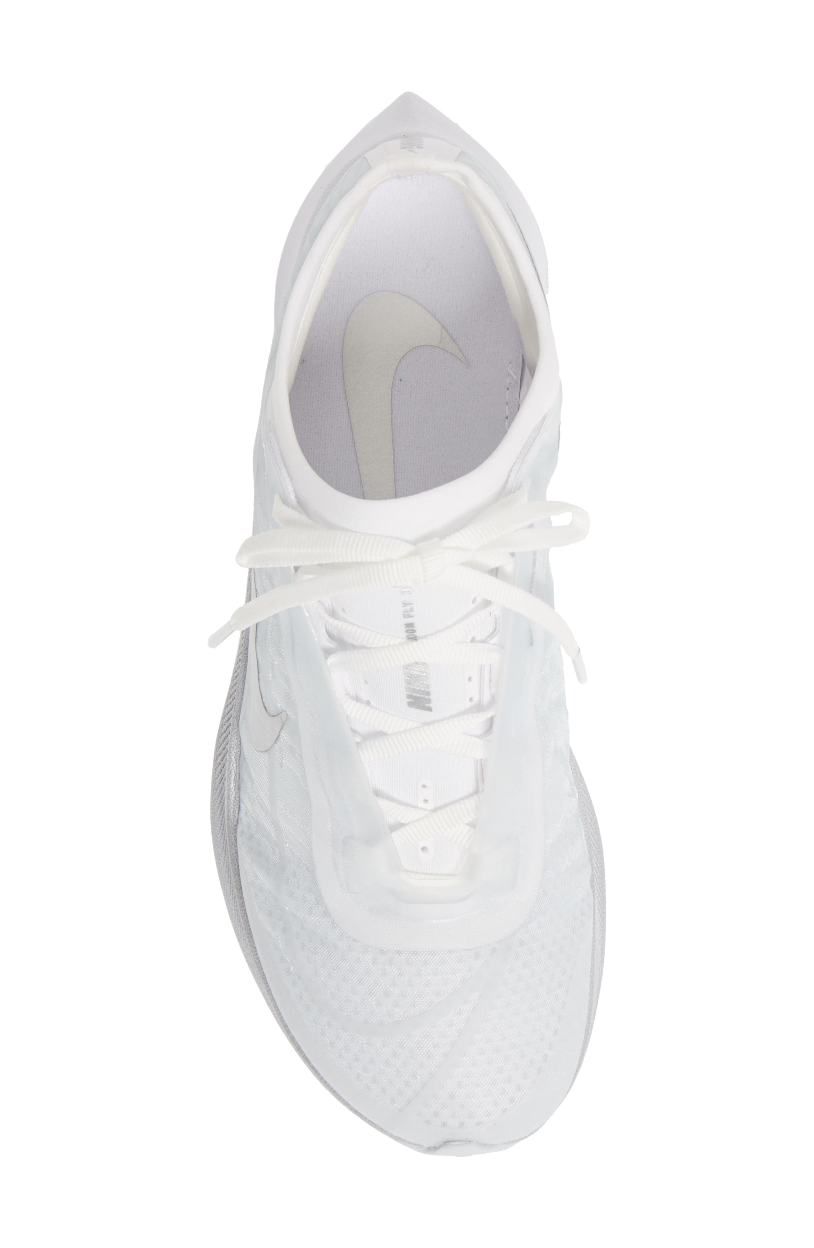 Zoom Fly 3 Running Shoe, Alternate, color, PLATINUM/ SILVER/ WHITE/ AURA