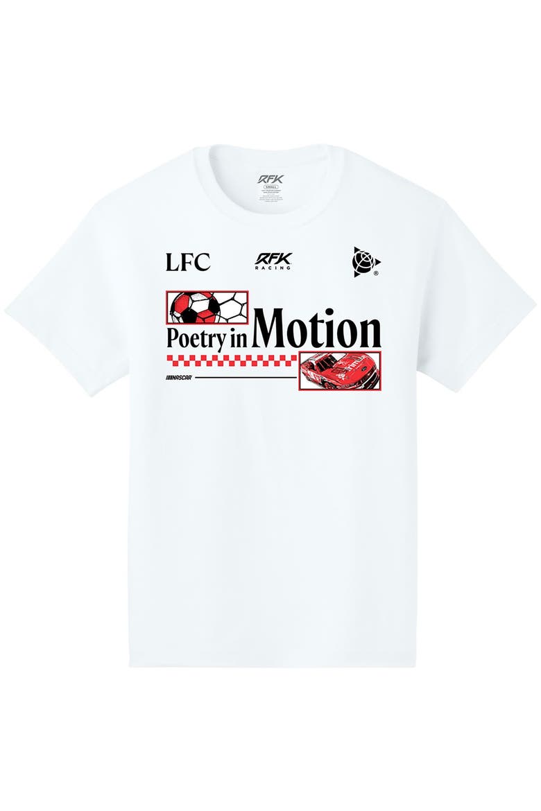 Men's Classic Ink White Chris Buescher Liverpool FC Car T-Shirt, Alternate, color, White