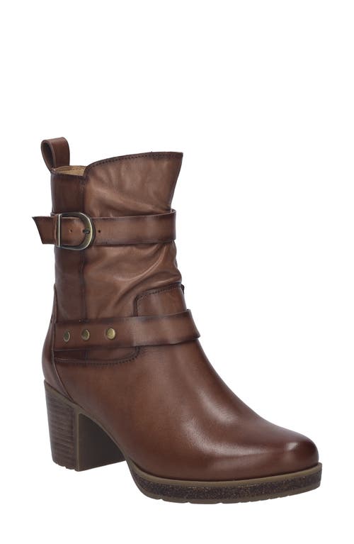 Josef Seibel Gloria 07 Platform Bootie In Brown