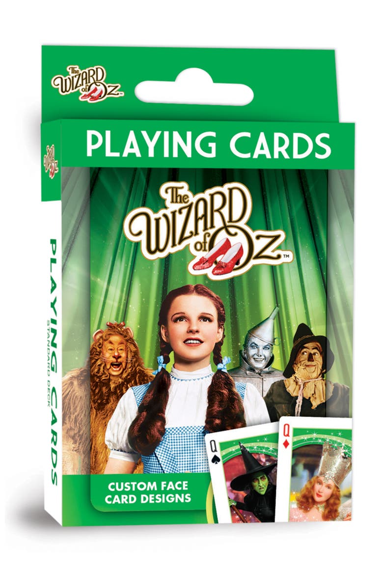Wizard of Oz Playing Cards, Main, color, Multicolor
