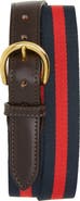 Drake's Stripe Web Belt
