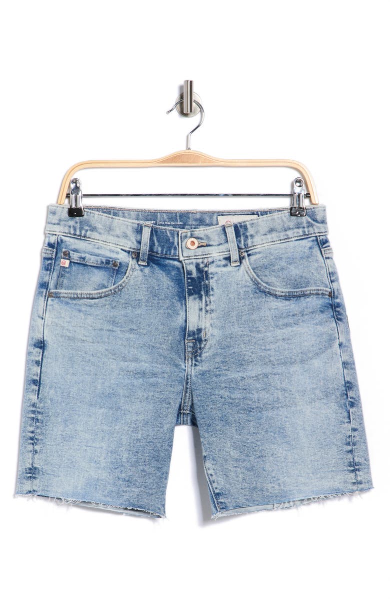 AG Ex-Boyfriend Mid Thigh Denim Shorts, Alternate, color,
