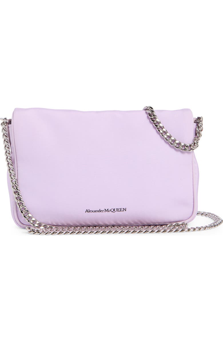 McQueen Mini Skull Shoulder Bag, Alternate, color, Lavender