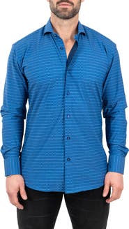 Maceoo Einstein Stretch Spectecal Button-Up Shirt
