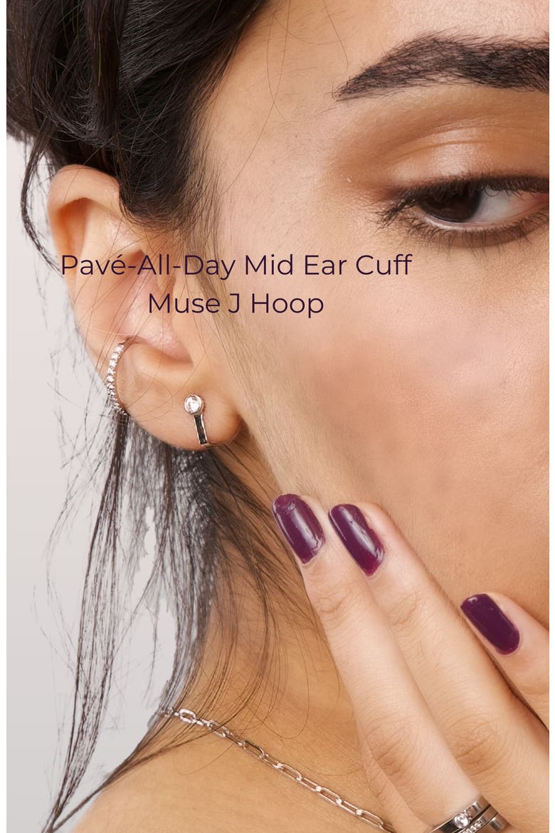 Muse J-Hoops, Alternate, color, Silver
