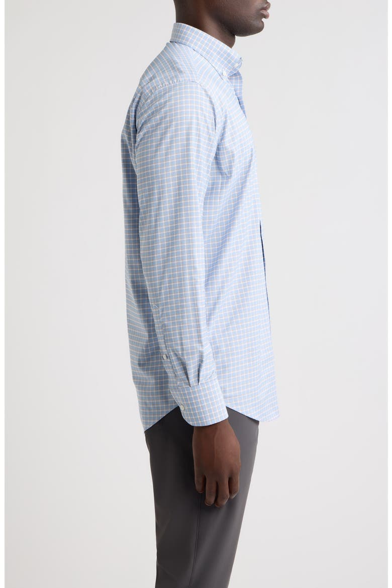 Charles Performance Twill Sport Shirt, Alternate, color, COTTAGE BLUE