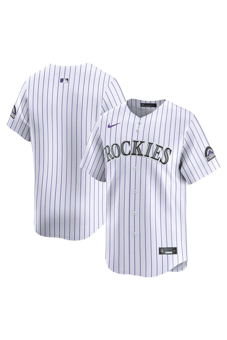 Men's Nike White Colorado Rockies Home Limited Jersey, Main, color, White