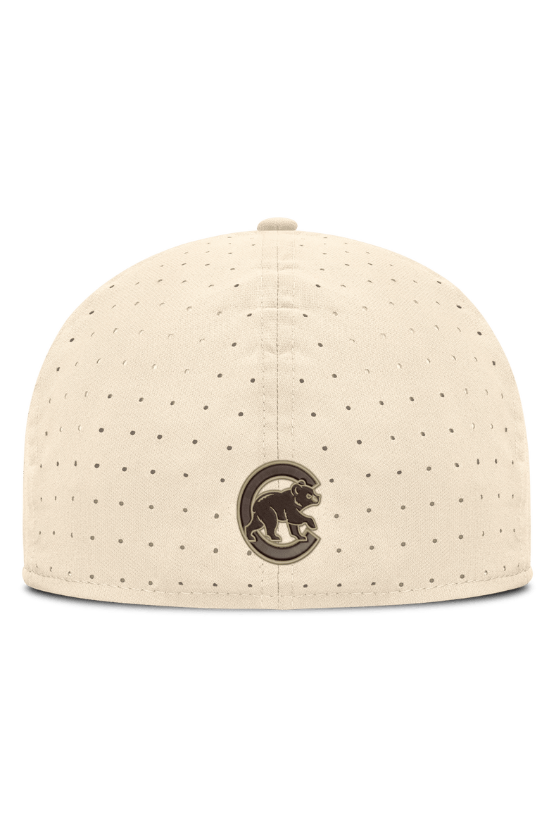 Men's Nike Natural Chicago Cubs True Dri-FIT AeroBill Fitted Hat, Alternate, color, Natural