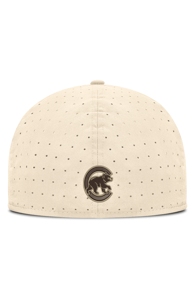 Nike Men's Nike Natural Chicago Cubs True Dri-FIT AeroBill Fitted Hat, Alternate, color, Natural