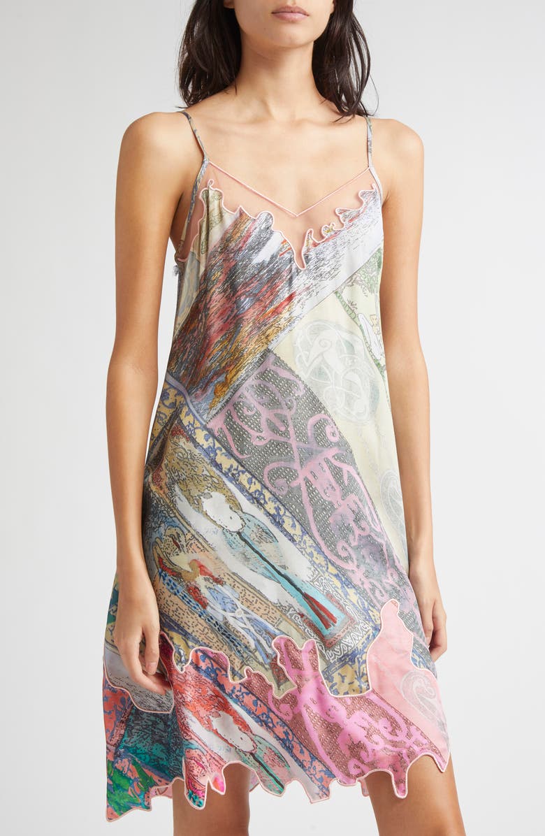 DIESEL<sup>®</sup> Heraldic Print Slipdress, Alternate, color,