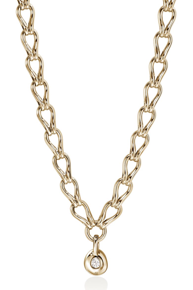 JH Lovestruck 14k Gold Lab Grown Diamond Necklace, Alternate, color, GOLD
