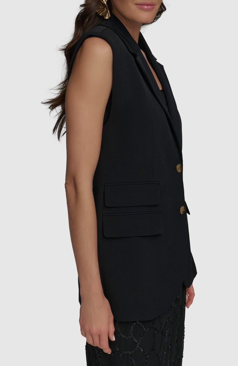 Donna Karan New York Two-Button Vest, Alternate, color, 