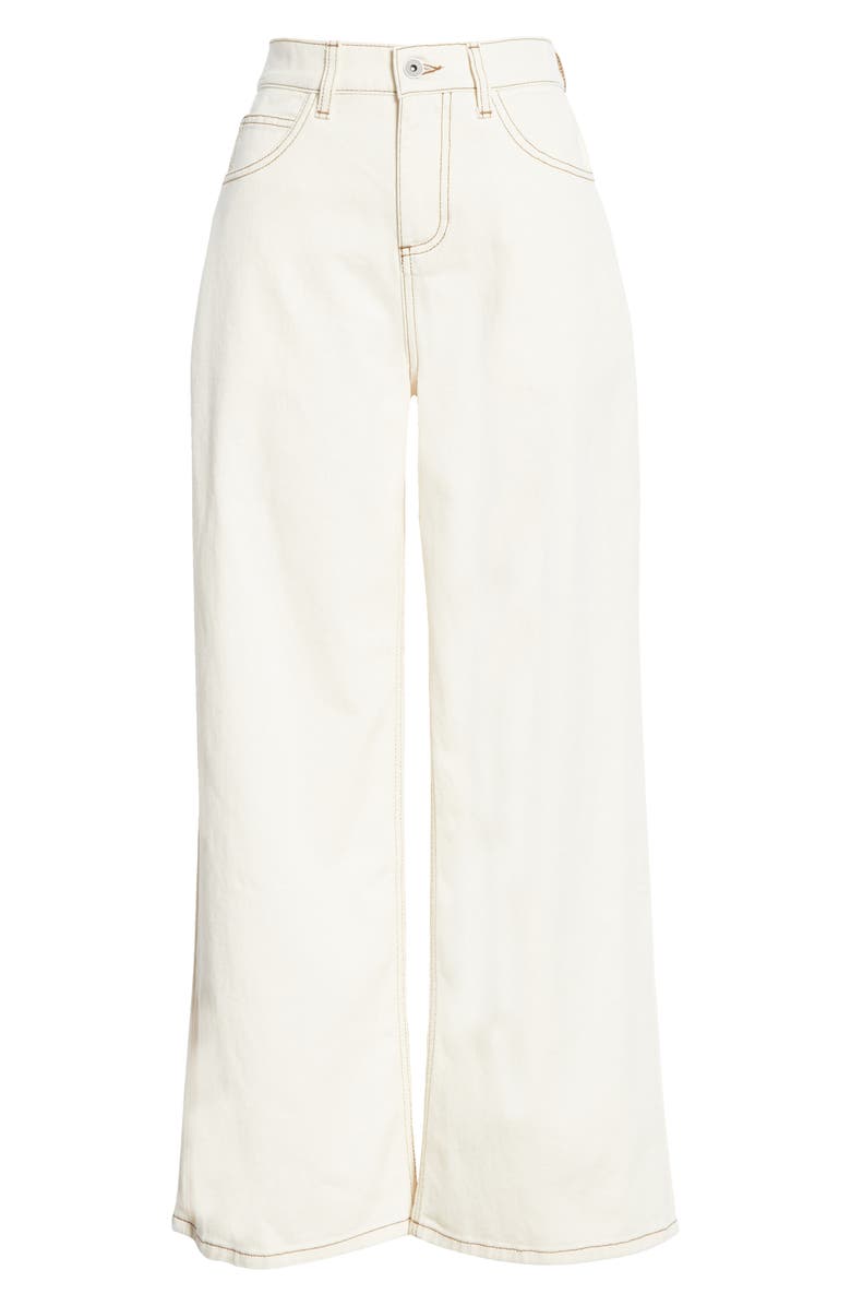 Marni High Waist Ankle Wide Leg Pants, Alternate, color, 