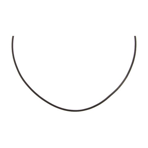 Colored Leather Rope Chain Necklace