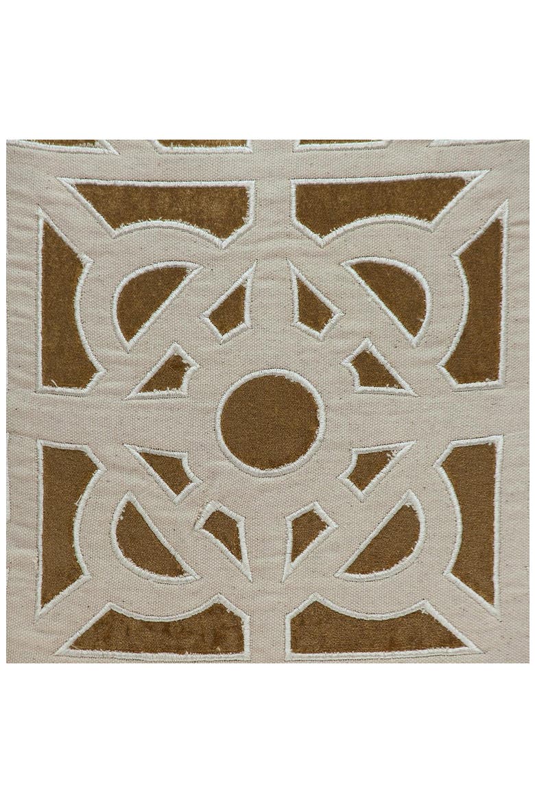 Hazel Geometric Accent Pillow, Alternate, color, BRIGHT GOLD