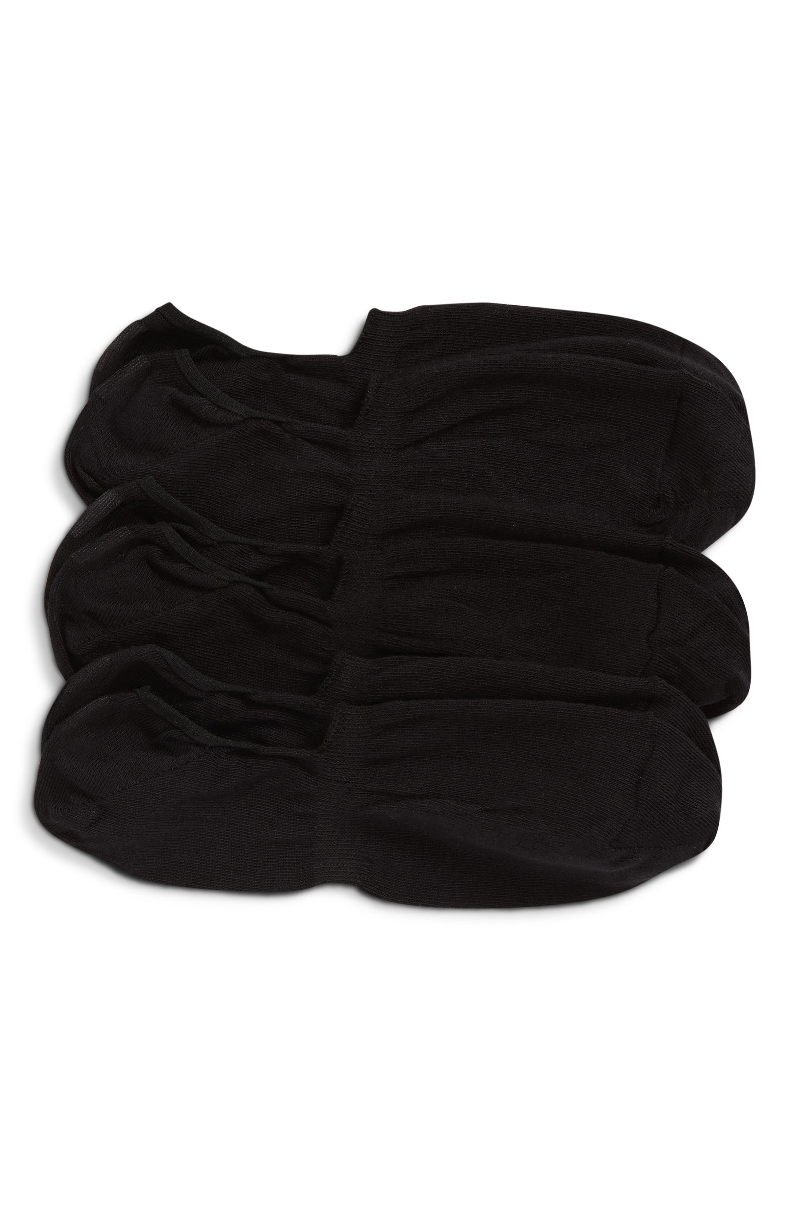 Lorenzo Uomo Assorted 3-Pack Cotton Blend No-Show Socks