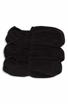 Assorted 3-Pack Cotton Blend No-Show Socks