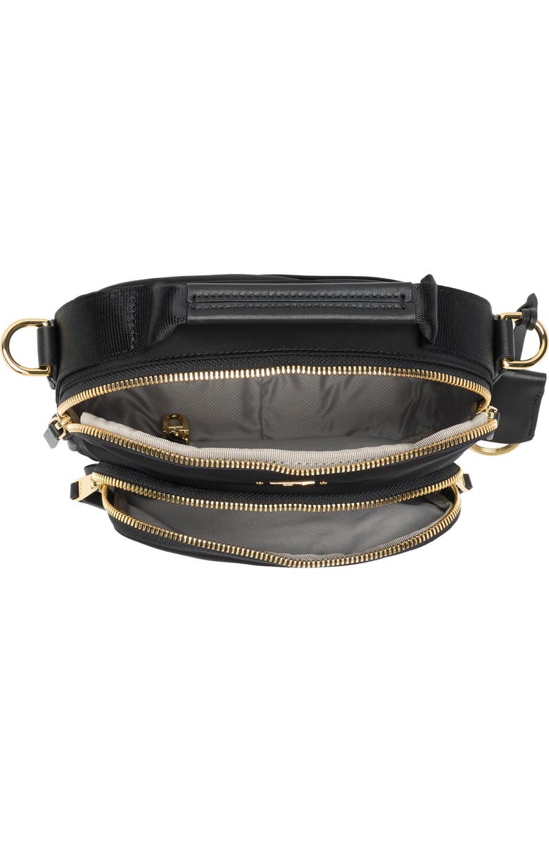TUMI Tamy Crossbody Bag, Alternate, color, Black/ Gold