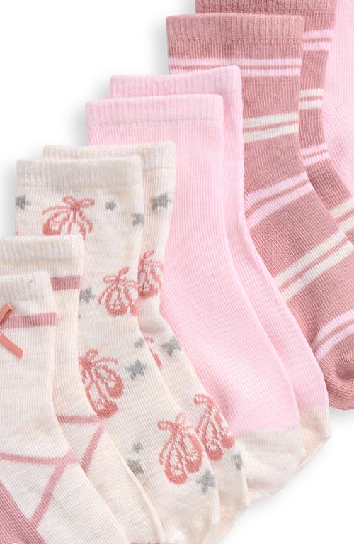 Capelli New York Kids' Dance Princess Assorted 10-pack Gripper Crew Socks In Multi