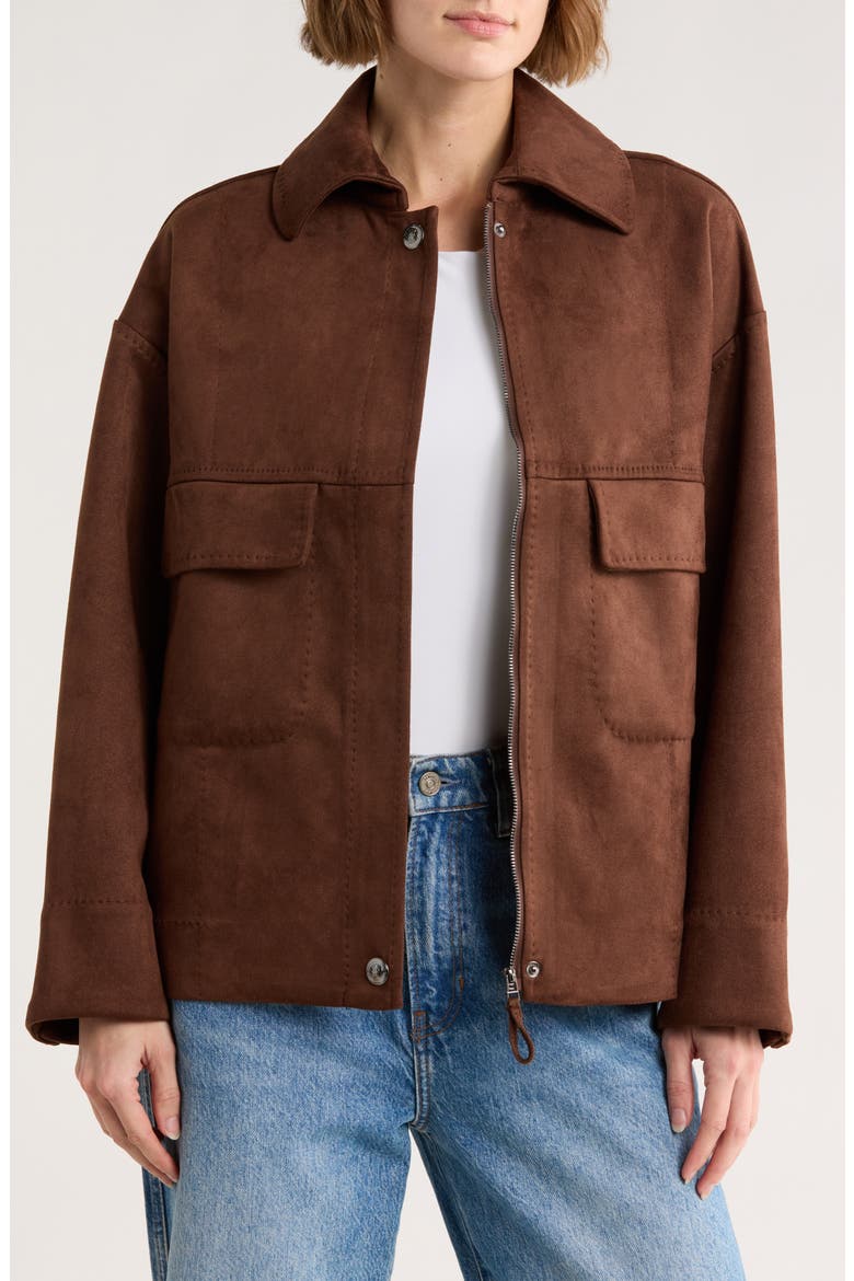 Faux Suede Jacket (Women) | Nordstromrack