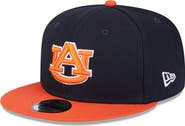 New Era Men's New Era Navy Auburn Tigers Two-Tone 9FIFTY Snapback Hat