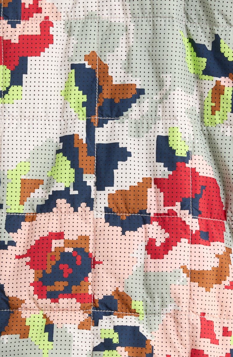Free People FP Movement Pippa Packable Puffer Jacket, Alternate, color, Cross Stitch Floral