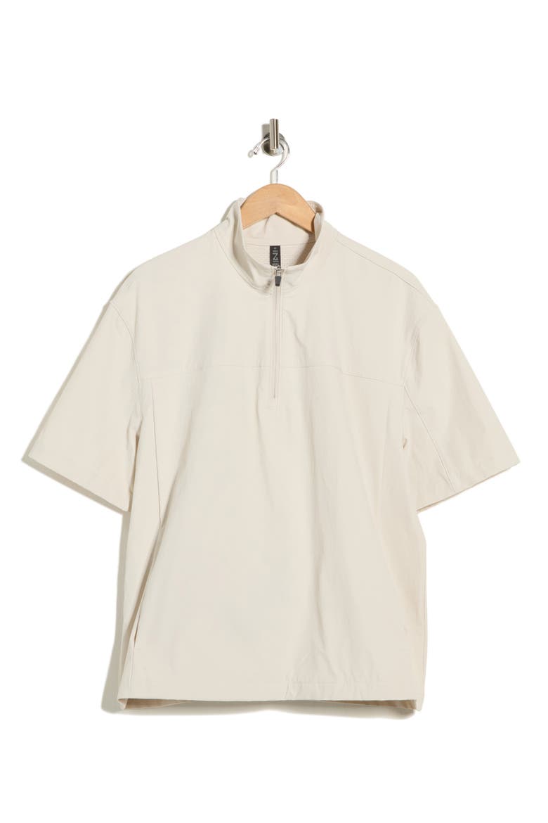 Popover Golf Shirt, Alternate, color, GREY MOONBEAM