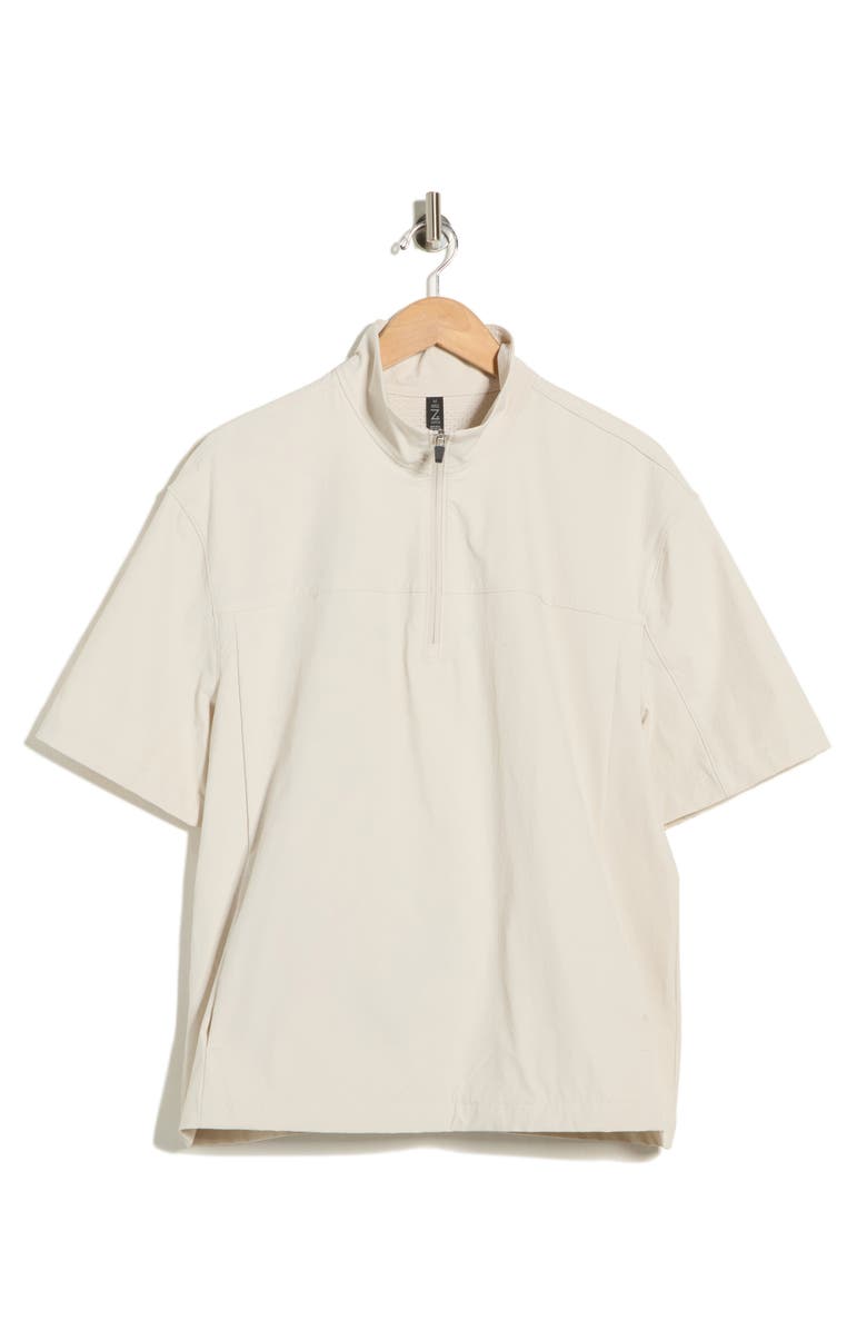 Z by Zella Popover Golf Shirt, Alternate, color, Grey Moonbeam