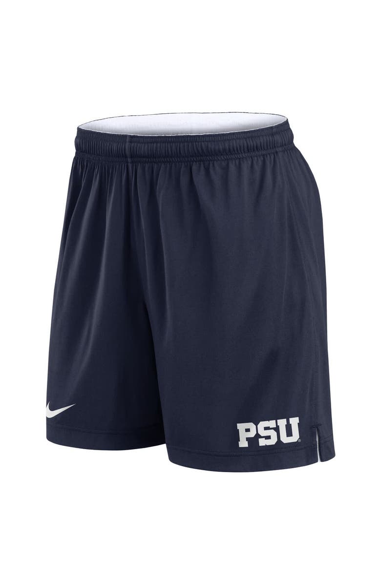 Nike Men's Nike White/Navy Penn State Nittany Lions Primetime Reversible Performance Shorts, Alternate, color, 
