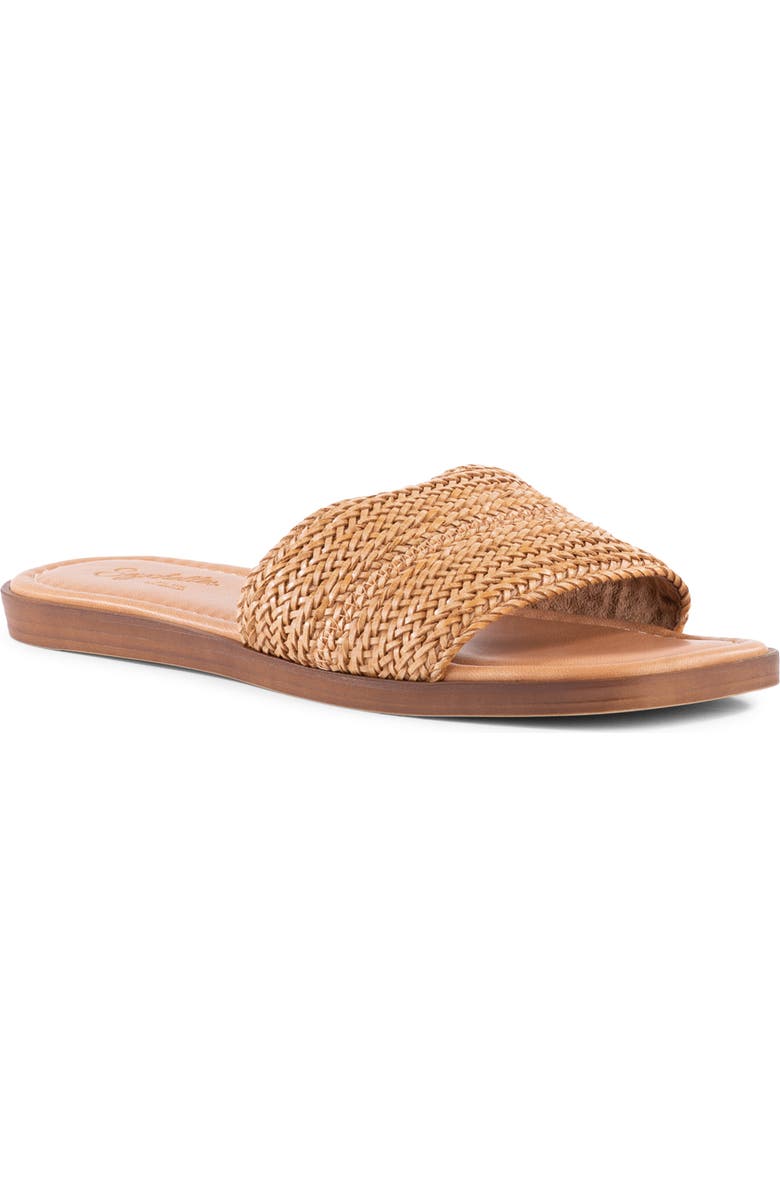 Seychelles Palms Perfection Slide Sandal, Main, color, Tan