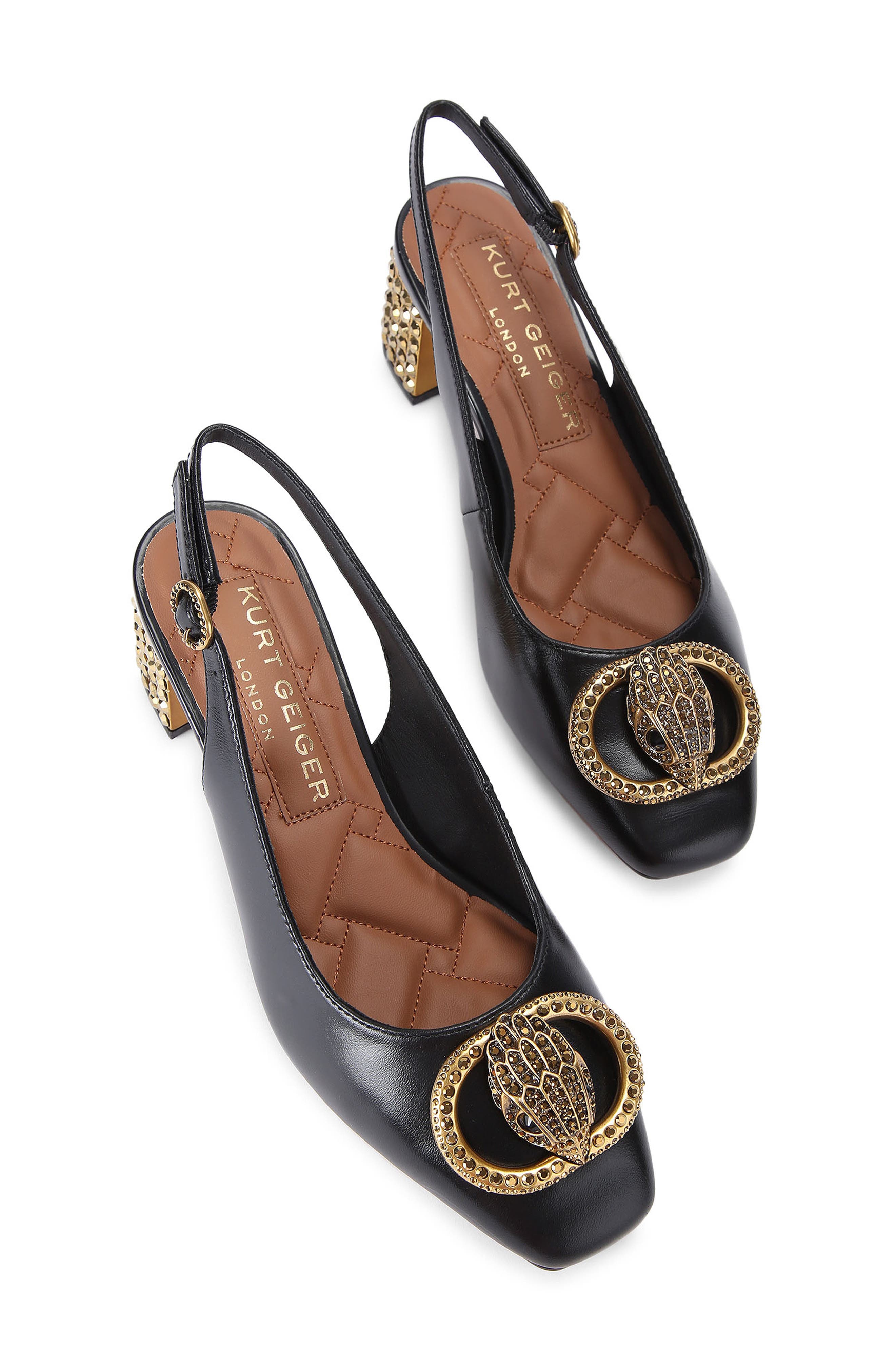 Kurt Geiger London Chelsea Slingback Pump, Alternate, color, Black