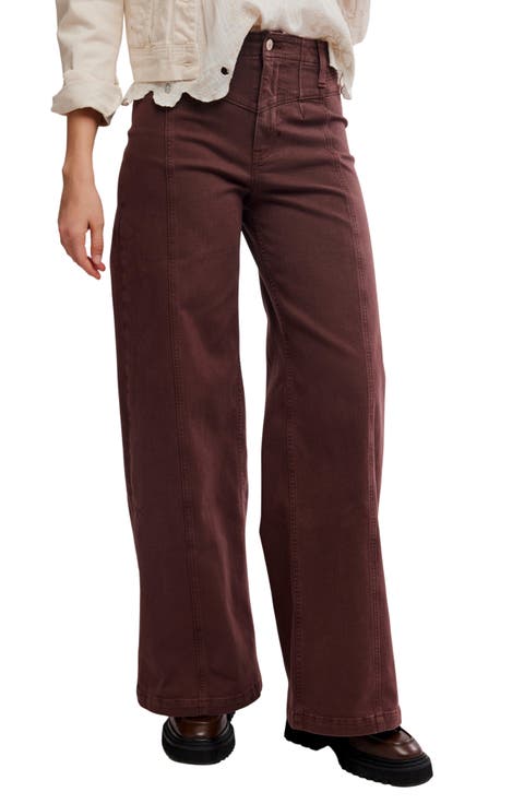 Libre Front Yoke Wide Leg Jeans