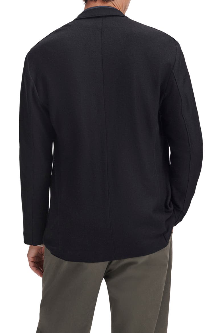 Becker Wool Blend Knit Sport Coat, Alternate, color, BLACK