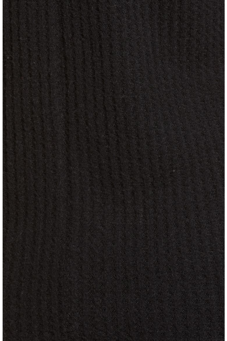High Cuff Henley Top, Alternate, color, BLACK