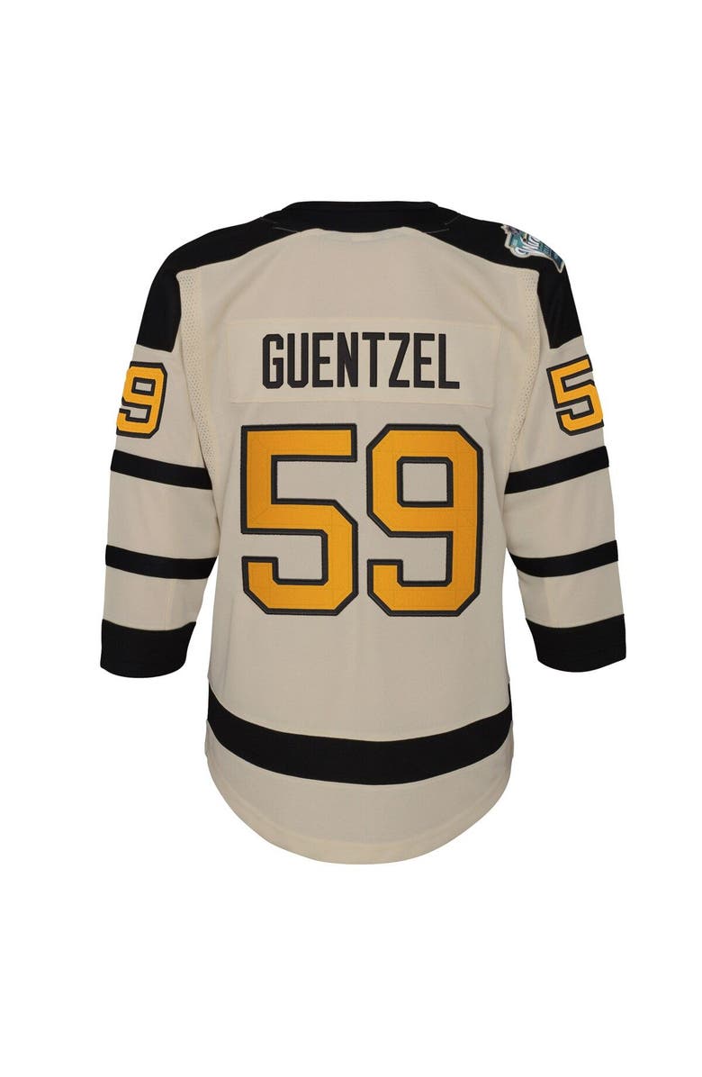 Outerstuff Youth Jake Guentzel Cream Pittsburgh Penguins 2023 Winter Classic Premier Player Jersey, Alternate, color, 