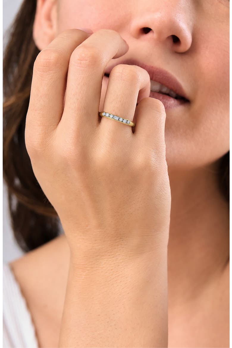 Gatsby 18k Gold Diamond Stackable Ring, Alternate, color, 18K YELLOW GOLD