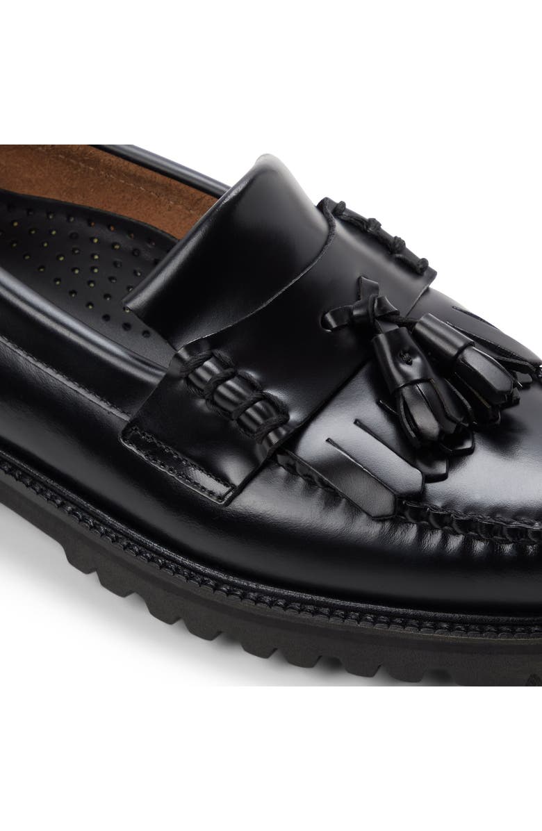 G.H.BASS Layton Leather Penny Loafer, Alternate, color, Black Black