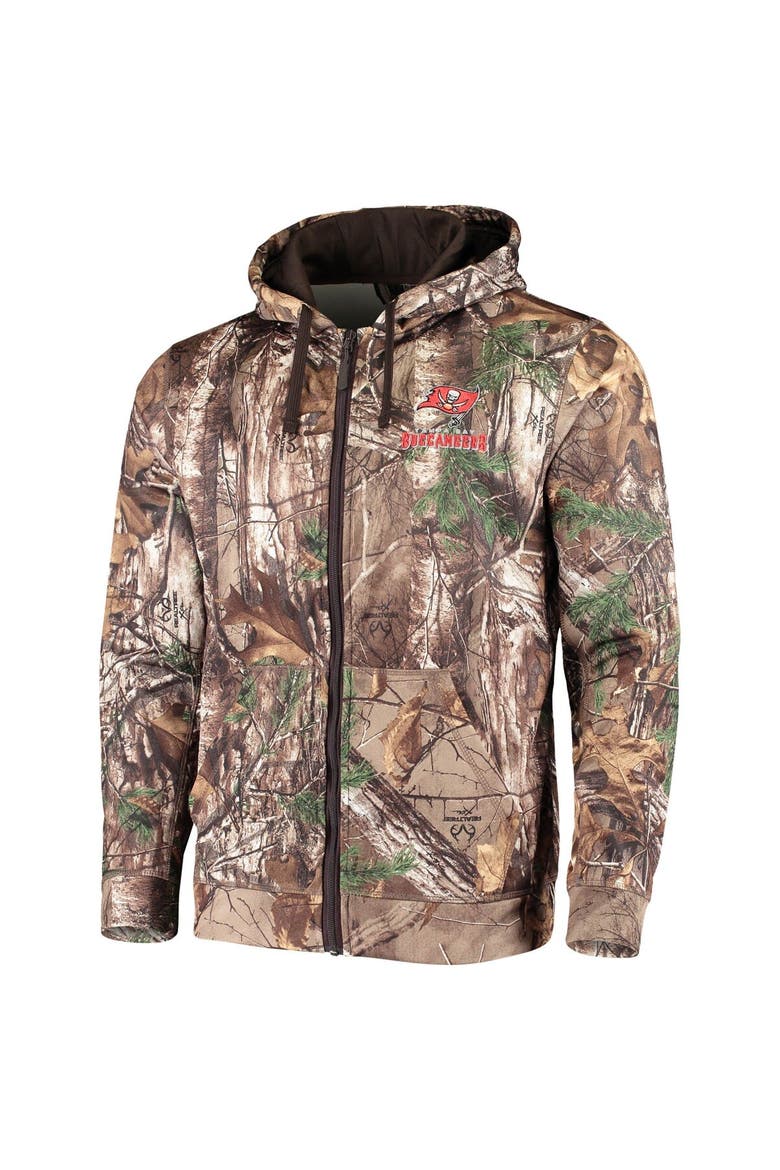 Men's Dunbrooke Realtree Camo Tampa Bay Buccaneers Trophy Tech Fleece Full-Zip Hoodie, Alternate, color, Realtree Camo