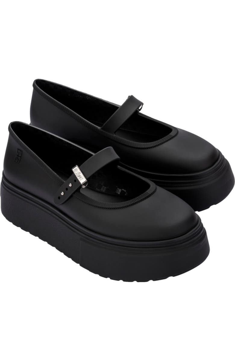 Melissa Soft Ballerina Platform Mary Jane, Main, color, Black