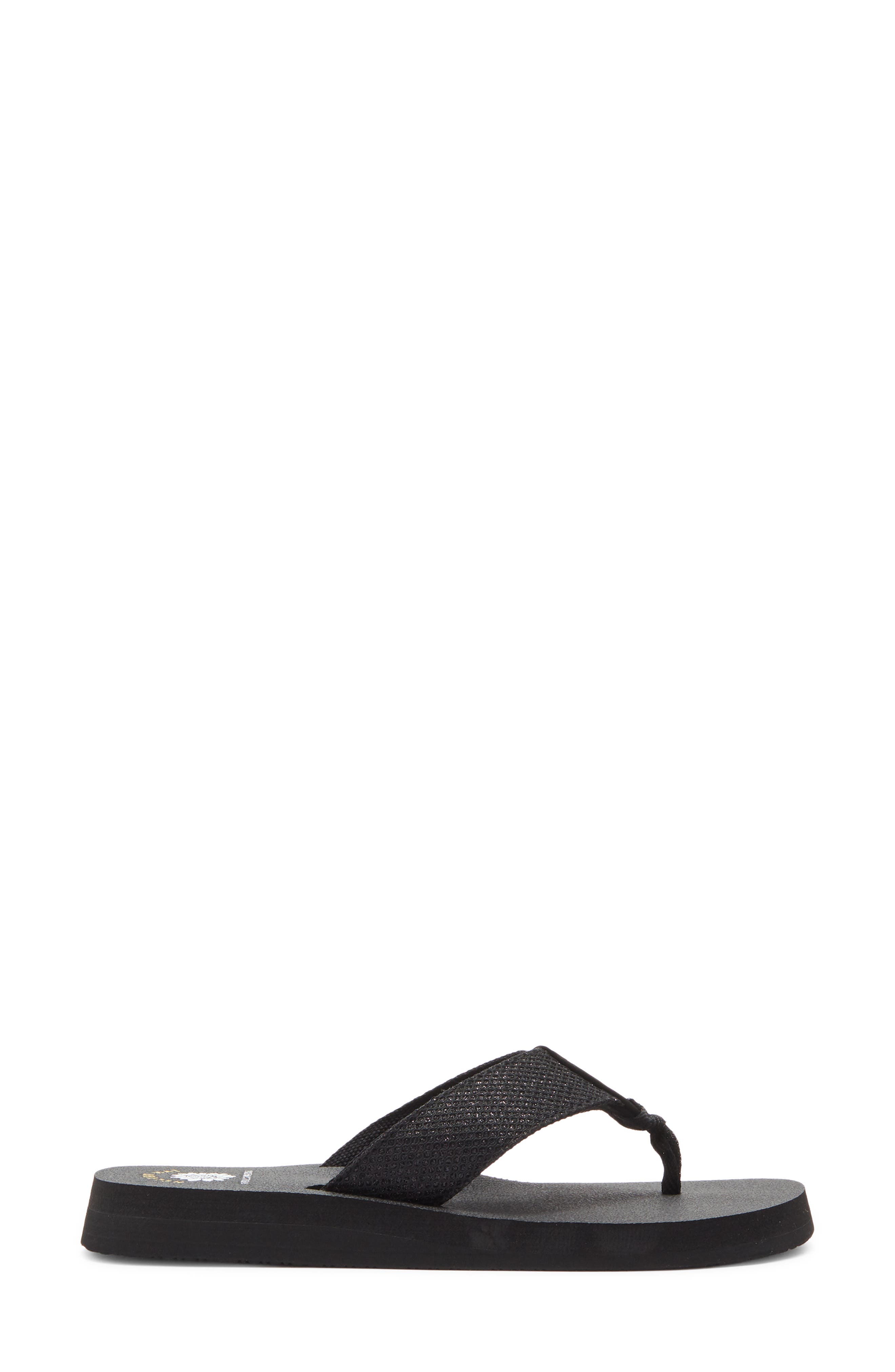 Yellow Box Premium Dax Flip Flop, Alternate, color, Black