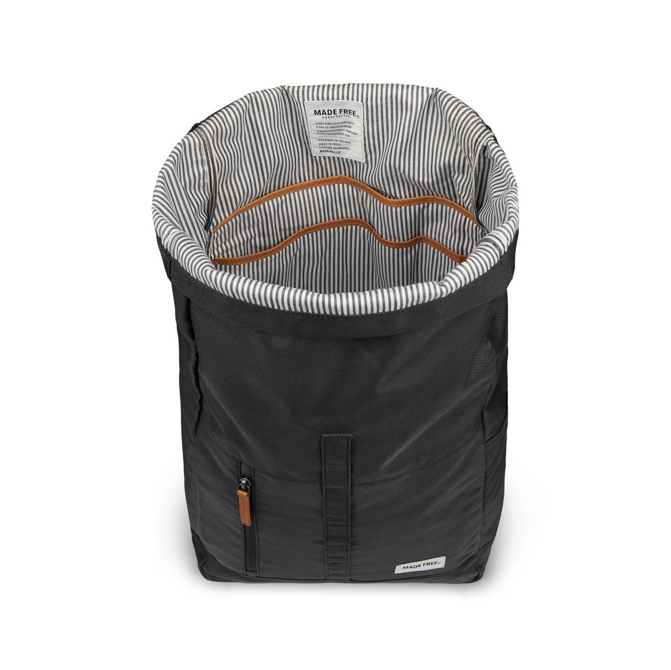 Made Free Roll Top Pack Backpack, Alternate, color, Charcoal